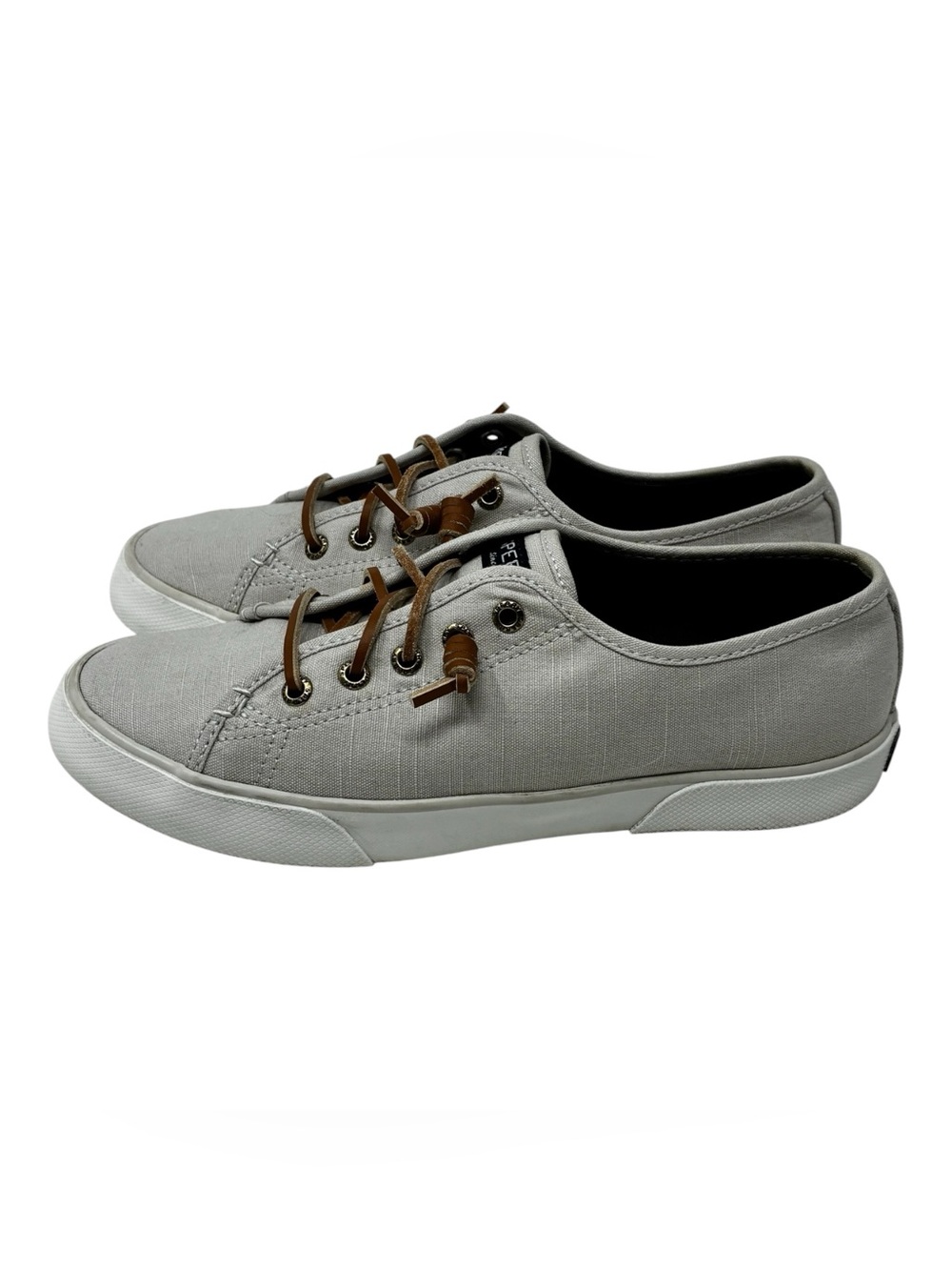Sperry Seacoast Women’s Casual Gray Slip On Shoes Size 7